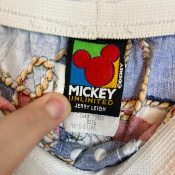Vintage Mickey boxer-styled shorts. Size M - Picture 2 of 3